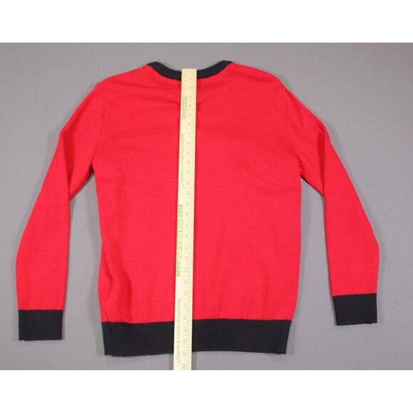 H&M Womens Santa Claws Red Ugly Sweater Christmas Sz S - Picture 10 of 11